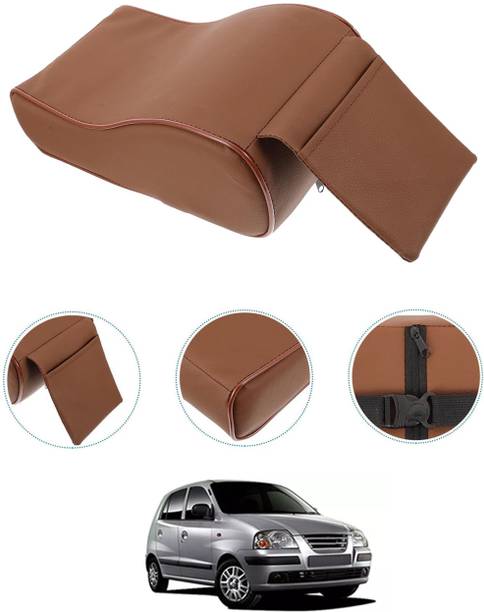 MSNP Armrest Interior Decor Cover Cushion Protector Brown Universal For Car 316 Car Armrest Cover