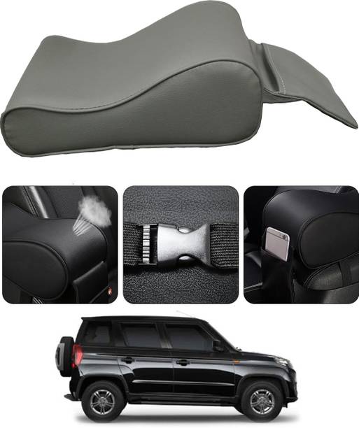 MSNP Armrest Cushion Cover Protector Interior Decor Grey Universal For Car 35 Car Armrest Cover