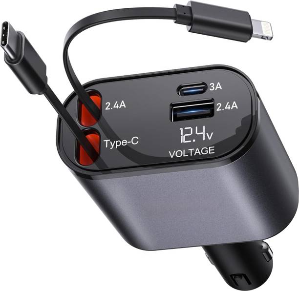 Saztech 120 W Qualcomm Certified Turbo Car Charger