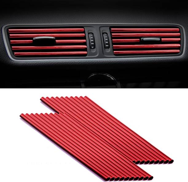 WEMOL 10 pcs Car Air Conditioner Decoration Strip Car Beading Roll For Window Sill