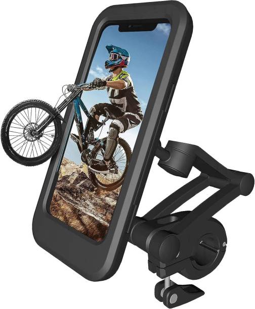 PRITITHING Bicycle Mobile Phone Motorcycle Holder Waterproof Touch Screen & 360° Rotatable Roof Bike Rack