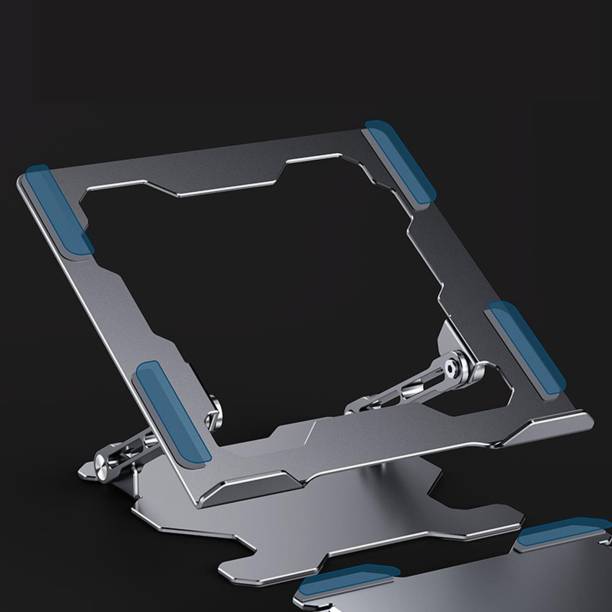 Lyla Portable Adjustable Multi-Angle Metal Laptop Stand Holder Riser for Home Gray Hitch Bike Rack