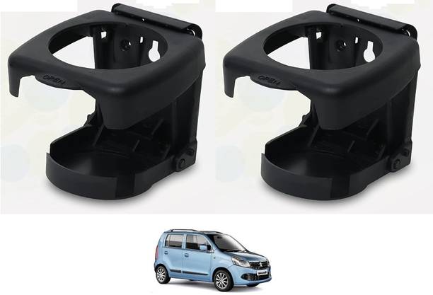 KOZDIKO BLACK DRINK HOLDER SET OF 2 PCS COMPATIBILE WITH WAGONR TYPE-2 (2010-2018) Car Bottle Holder