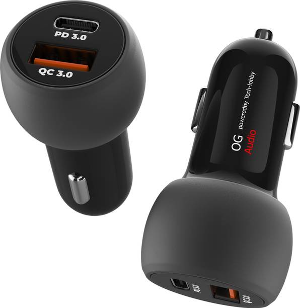 TECH-LOBBY 10 Amp Qualcomm 3.0 Turbo Car Charger