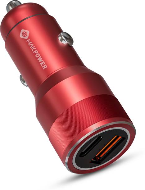 MAK POWER 65 W Qualcomm Certified Turbo Car Charger