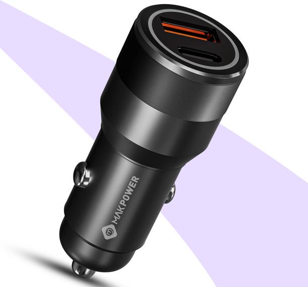 MAK POWER 65 W Qualcomm Certified Turbo Car Charger