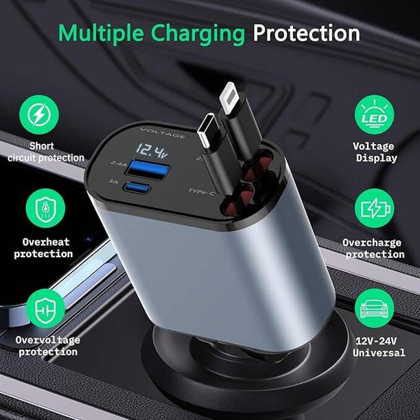 VEDRID 120 W Qualcomm Certified Turbo Car Charger