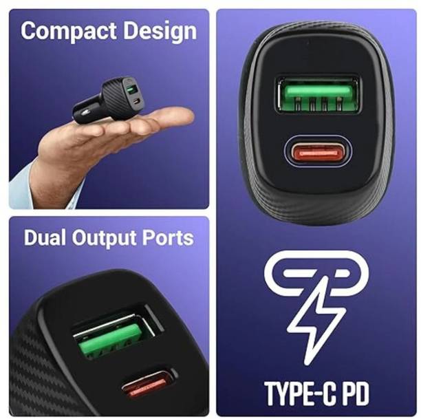 CIHROX 51 W Qualcomm 3.0 Turbo Car Charger