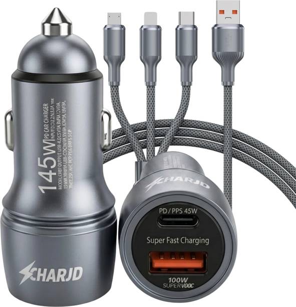 CHARJD 145 W Qualcomm 3.0 Turbo Car Charger