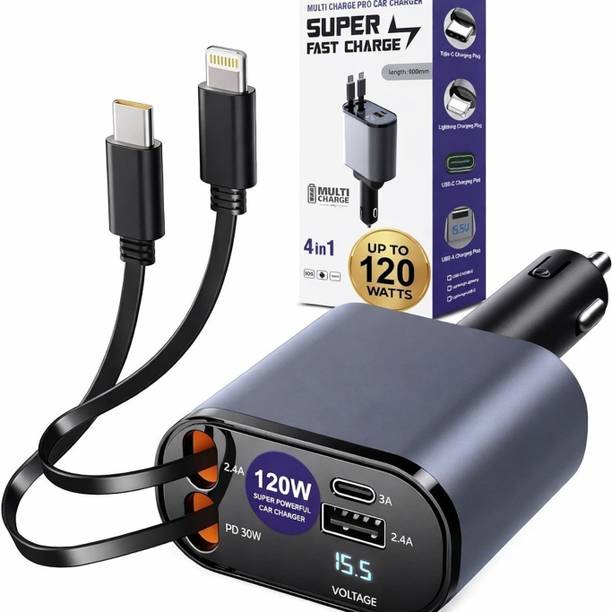 Monrix 120 W Turbo Car Charger