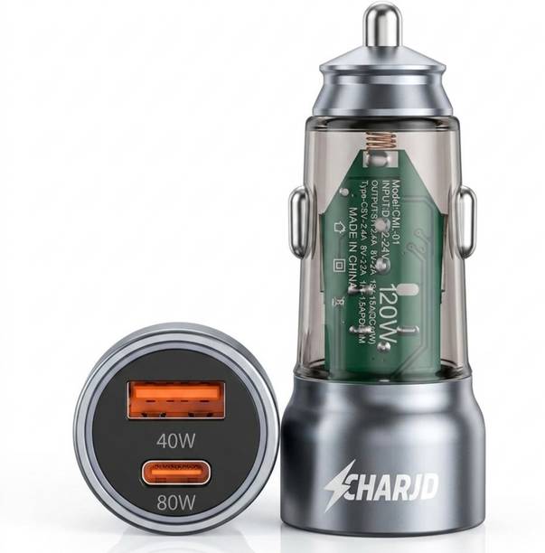 CHARJD 120 W Qualcomm 3.0 Turbo Car Charger
