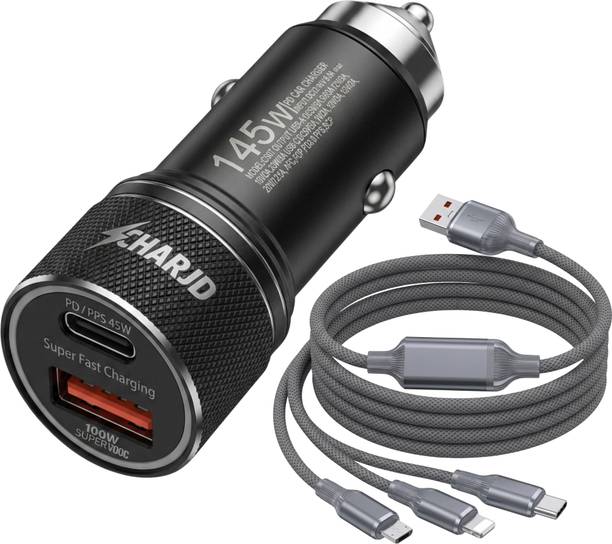 CHARJD 145 W Qualcomm 3.0 Turbo Car Charger