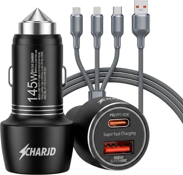 CHARJD 145 W Qualcomm 3.0 Turbo Car Charger