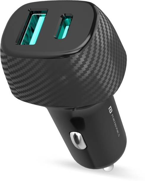 Portronics 51 W Turbo Car Charger