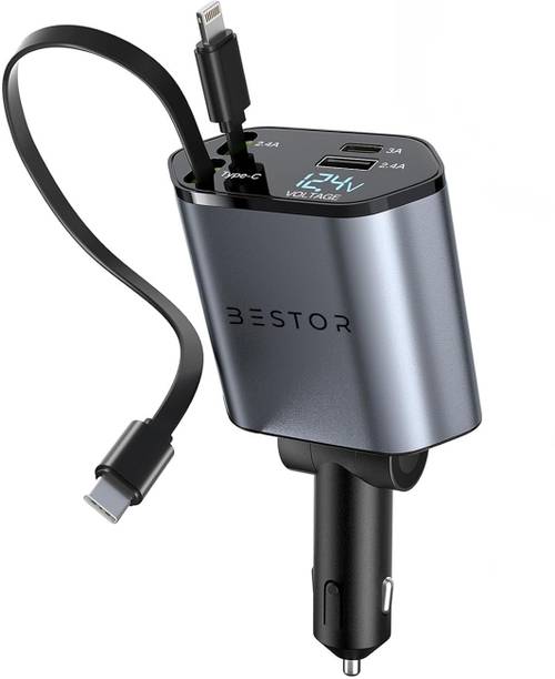Bestor 3 Amp Qualcomm Certified Turbo Car Charger