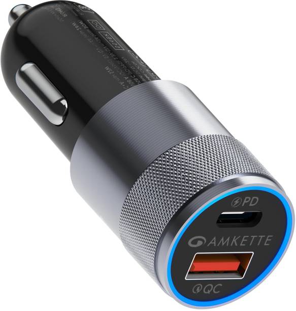 AMKETTE 52 W Turbo Car Charger