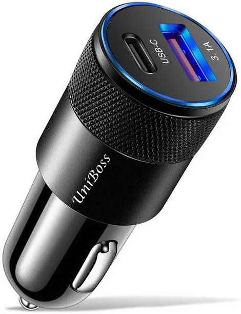 UniBoss 37.2 W Qualcomm Certified Turbo Car Charger