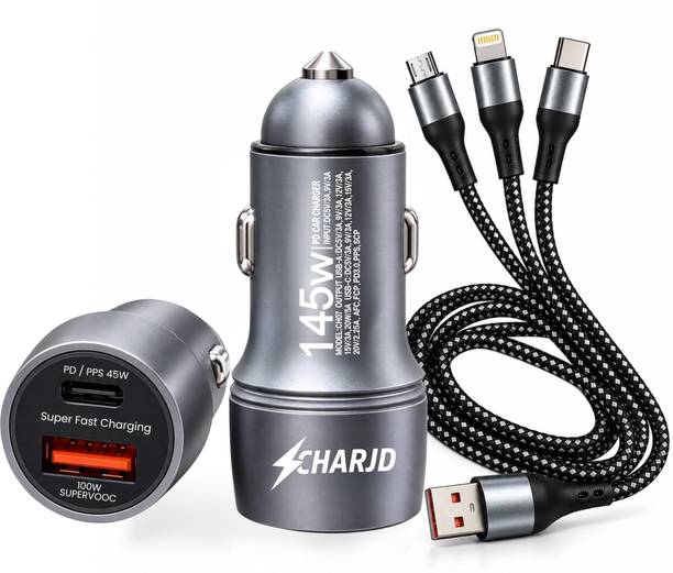 CHARJD 145 W Qualcomm 3.0 Turbo Car Charger