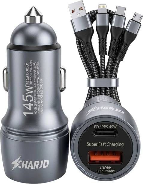 CHARJD 145 W Qualcomm 3.0 Turbo Car Charger