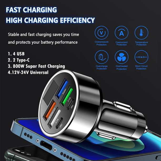 Flenzy 4.8 Amp Turbo Car Charger
