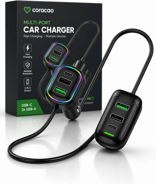 Coracao 48 W Qualcomm Certified Turbo Car Charger