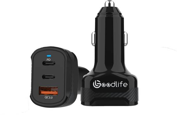 GOODLIFE 60 W Qualcomm 3.0 Turbo Car Charger