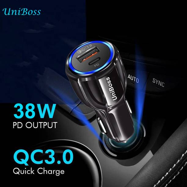UniBoss 3.1 Amp Qualcomm Certified Turbo Car Charger