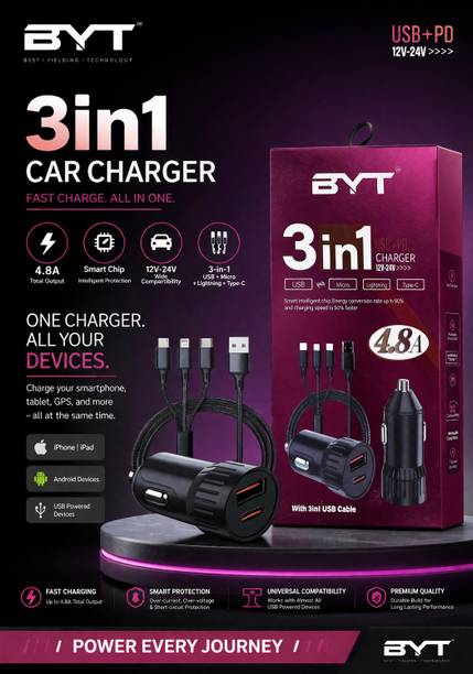 BYT 55 W Turbo Car Charger