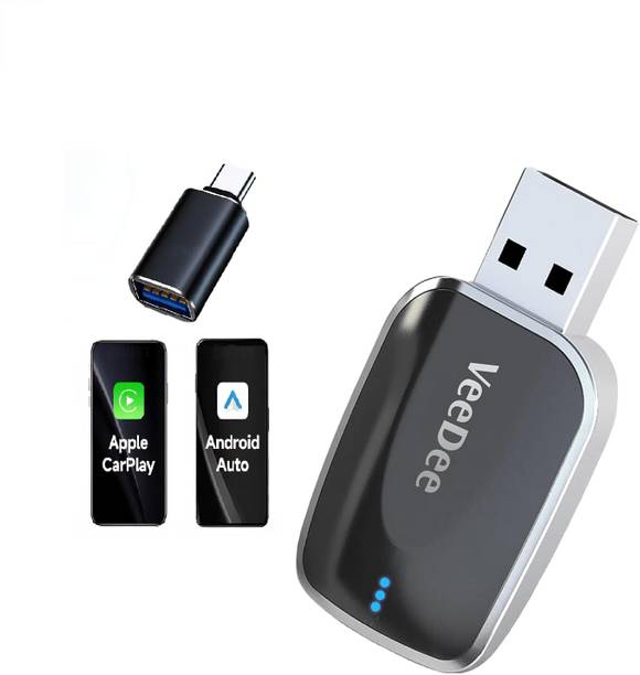 VeeDee Wireless Car Play / Android Auto Adapter Mini Car Stereo