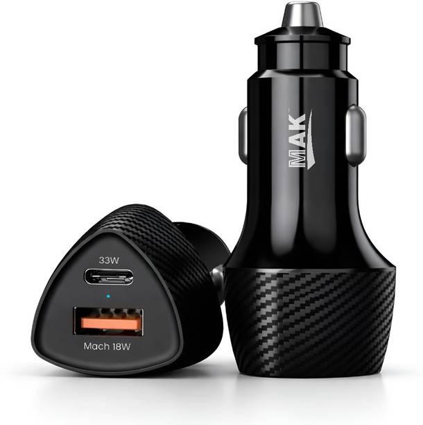 MAK 51 W Qualcomm 3.0 Turbo Car Charger