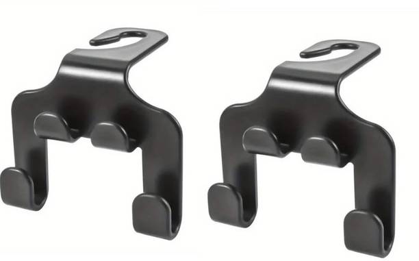 zvonko 4 in 1 Multifunctional Car Hooks Durable Hanger Storage Holder ( Pack of 2) Car Coat Hanger