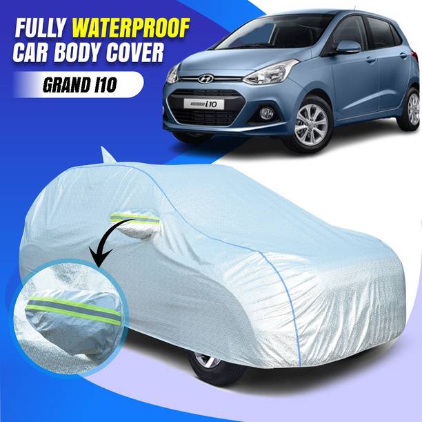 Otoroys Car Cover For Hyundai Grand i10, Grand i10 Asta Option, Grand i10 Magna CNG (With Mirror Pockets)