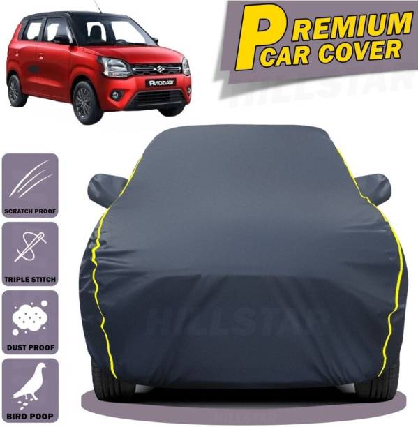 HILLSTAR Car Cover For Maruti WagonR, Wagon R 1.0, Universal For Car (With Mirror Pockets)
