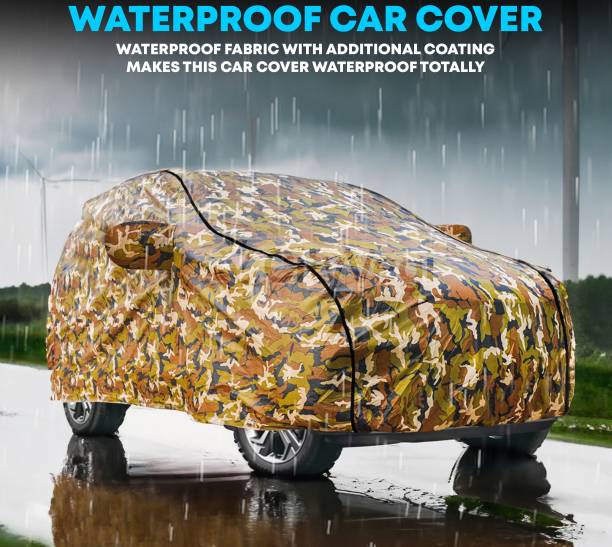HILLSTAR Car Cover For Maruti WagonR, Wagon R 1.0, Wagon R ZXI 1.2 Petrol, Universal For Car (With Mirror Pockets)