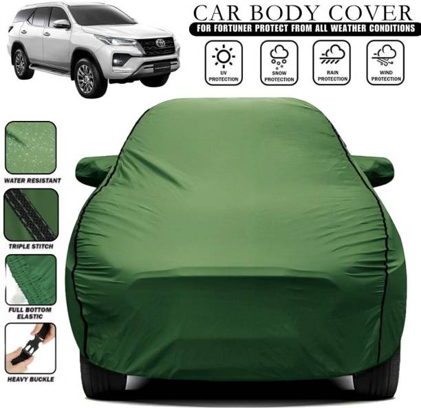 HILLSTAR Car Cover For Toyota Fortuner, Fortuner Old, Fortuner 4x2 Manual, Fortuner 2.5 4x2 AT TRD Sportivo (With Mirror Pockets)