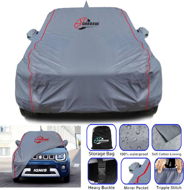 GARREGE Car Cover For Maruti Ignis, Ignis 1.2 AMT Alpha Petrol (With Mirror Pockets)