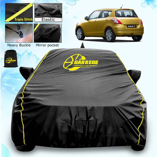 GARREGE Car Cover For Maruti Swift (With Mirror Pockets)