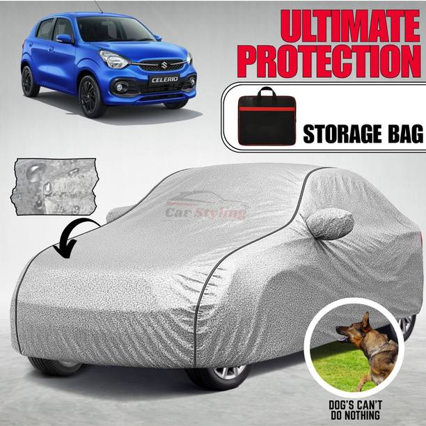 Car Styling Car Cover For Maruti, Maruti Suzuki Celerio, Celerio LDi, Celerio LXI, Celerio VXI, Celerio X, Celerio ZDi (With Mirror Pockets)
