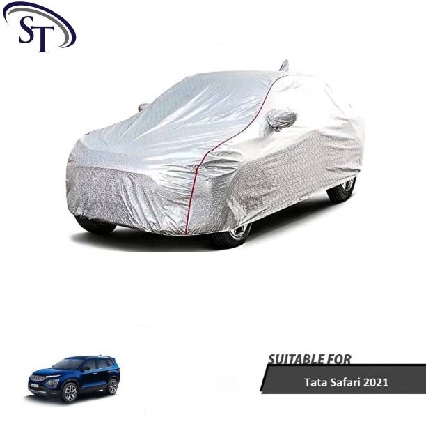 SHOBHNATH TRADING Car Cover For Tata Safari (With Mirror Pockets)