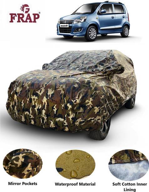 Frap Car Cover For Maruti Suzuki WagonR (With Mirror Pockets)