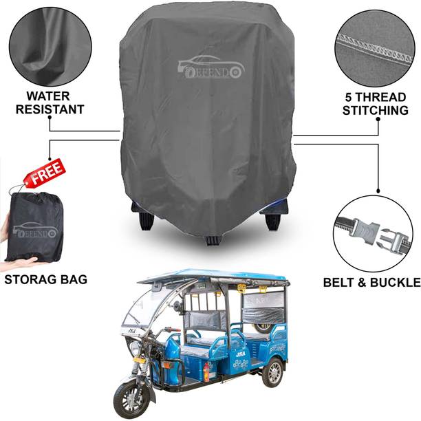 Defendo Car Cover For Universal For Autorickshaw Universal For Autorickshaw