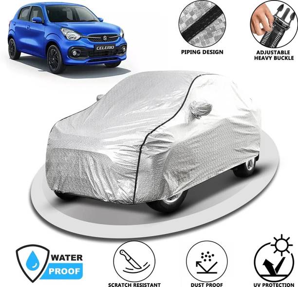 FABTEC Car Cover For Maruti Suzuki Celerio (With Mirror Pockets)