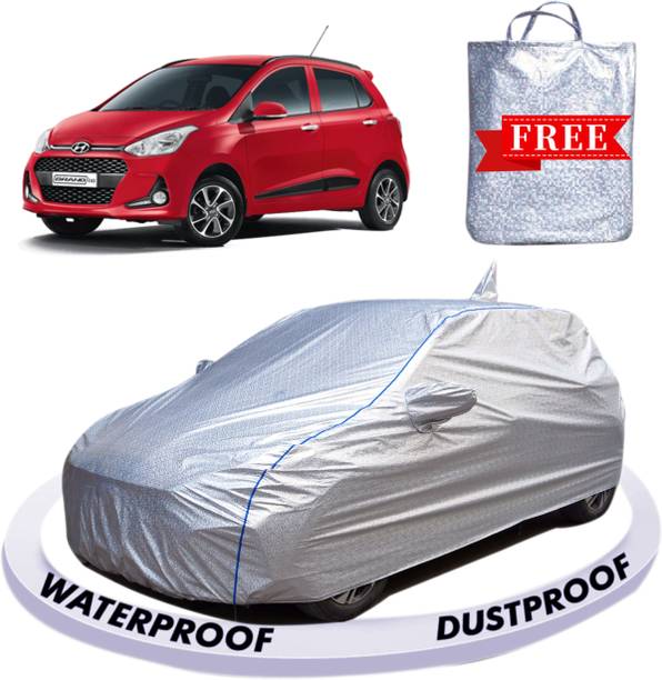 FABZEX Car Cover For Hyundai Grand i10, Grand i10 Asta Option, Grand i10 Asta Option AT, Grand i10 CRDi Asta Option, Grand i10 CRDi Magna, Grand i10 Magna AT, Grand i10 Magna CNG, Grand i10 Magna Petrol (With Mirror Pockets)