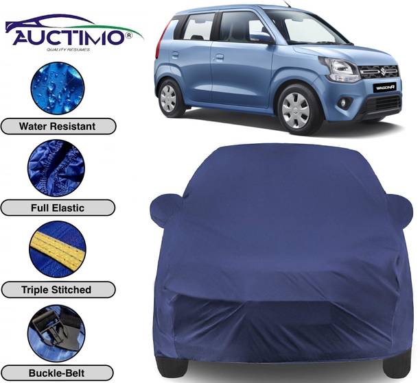 AUCTIMO Car Cover For Maruti Suzuki WagonR (With Mirror Pockets)