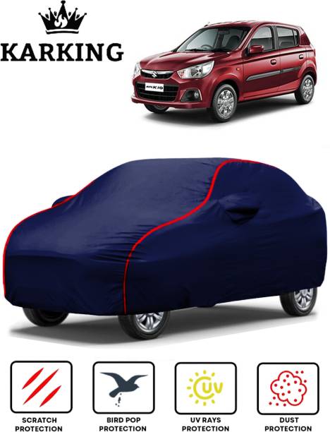 KARKING Car Cover For Maruti Suzuki Alto K10 (With Mirror Pockets)