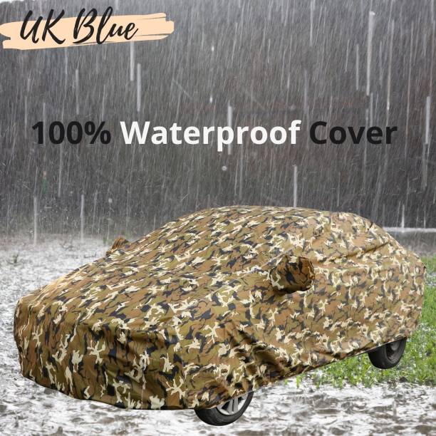 UK Blue Car Cover For Maruti Alto 800 (With Mirror Pockets)