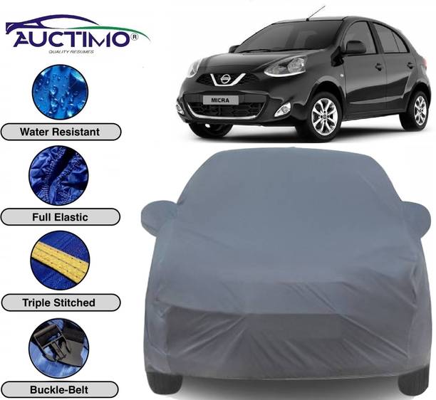 AUCTIMO Car Cover For Nissan Micra (With Mirror Pockets)