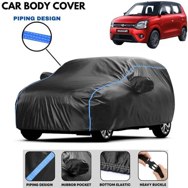 favy Car Cover For Maruti Suzuki WagonR, WagonR Electric Vehicle, WagonR Stingray, Wagon R 1.0, Wagon R DLX (With Mirror Pockets)