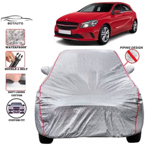 BOTAUTO Car Cover For Mercedes Benz A180, Universal For Car (With Mirror Pockets)