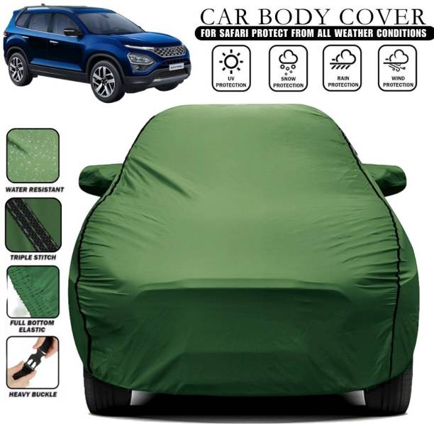 HILLSTAR Car Cover For Tata Safari, Safari (6 Seater), Safari (7 Seater), Safari Dicor, Safari Storme (With Mirror Pockets)